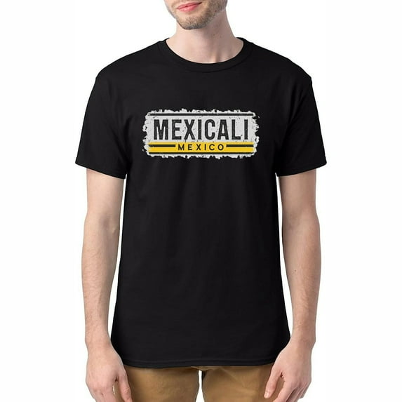 Mens Mexicali Mexico Funny Shirts Black X-Large