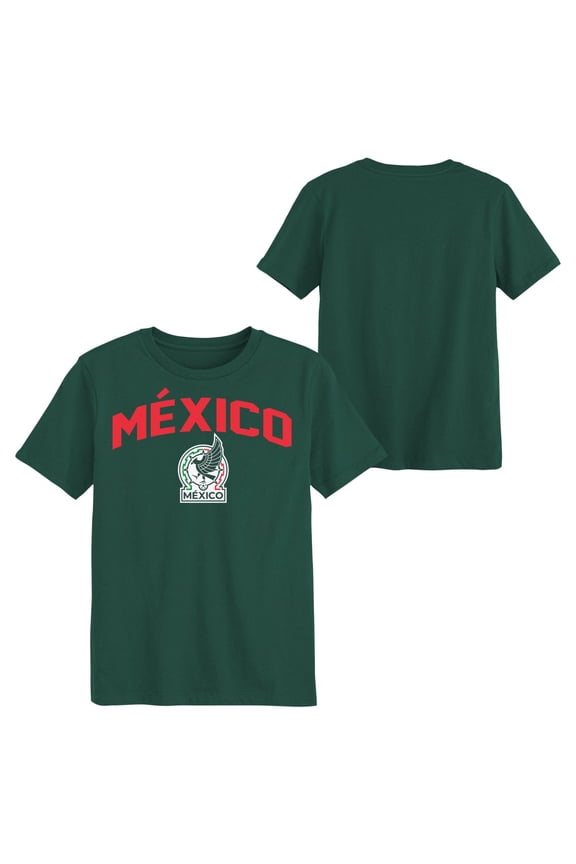 National Team Men's Green Arch-Over Logo Soccer Tee