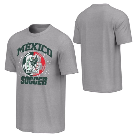 National Team Men's Gray Soccer Ball Tee