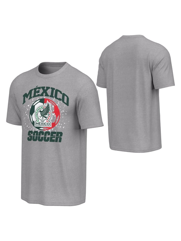 National Team Men's Gray Soccer Ball Tee