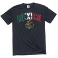 thumbnail image 1 of Mexico T-Shirt Mens Unisex National Flag Eagle Coat of Arms Shirt Mexican Flag Shirt (4X-Large Black), 1 of 6