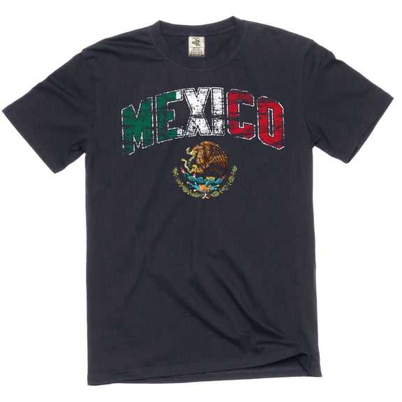 Mens Mexico Shirt Mexican Patriotic Tee Shirt Mexico National Tee Mexico Gifts Mexican Shirts (X-Large Black)