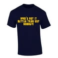 thumbnail image 1 of Mens Michigan Tshirt Who's Got It Better Than Us? Nobody! Short Sleeve T-shirt-Navy Blue-xxl, 1 of 1