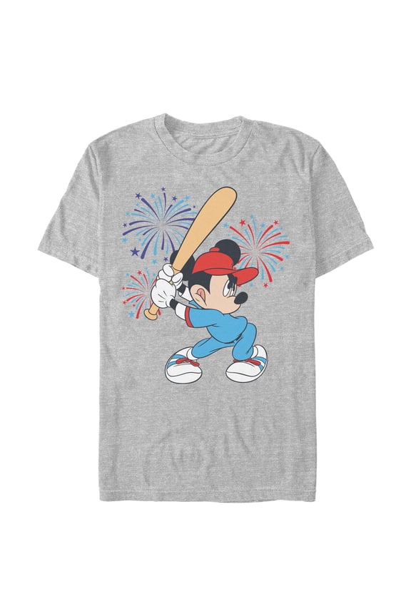 Mens Mickey & Friends Baseball Pose T Shirt