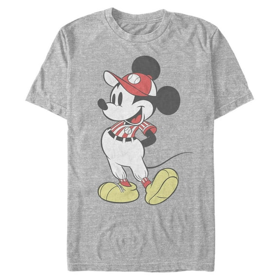 Mens Mickey & Friends Baseball Season T Shirt