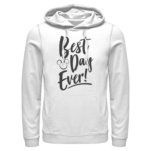 Mens Mickey & Friends Best Day Ever Lightweight Hoodie