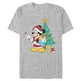 thumbnail image 1 of Mens Mickey & Friends Christmas Tree Santa Mouse T Shirt, 1 of 5