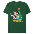thumbnail image 1 of Mens Mickey & Friends Christmas Tree Santa Mouse T Shirt, 1 of 5
