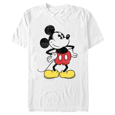 Mens Mickey & Friends Classic Mickey Distressed T Shirt