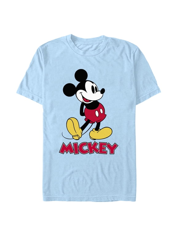 Mens Mickey & Friends Classic Shy Pose T Shirt