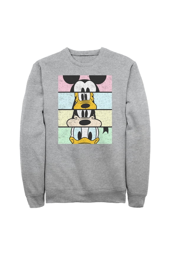 Mens Mickey & Friends Cropped Portraits Sweatshirt