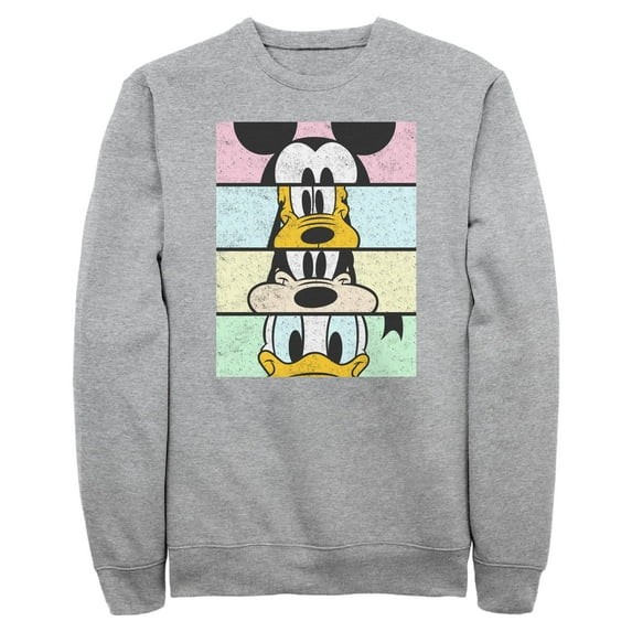 Mens Mickey & Friends Cropped Portraits Sweatshirt