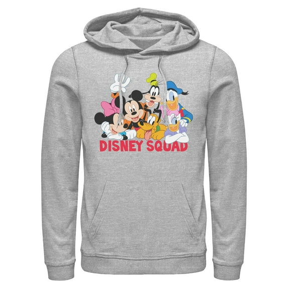 Mens Mickey & Friends Disney Squad Group Shot Lightweight Hoodie