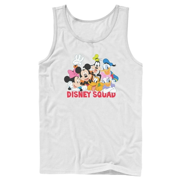Mens Mickey & Friends Disney Squad Group Shot Tank Top