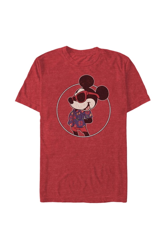 Mens Mickey & Friends Distressed Fresh Dad T Shirt