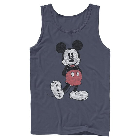 Mens Mickey & Friends Distressed Icon Pose Tank Top