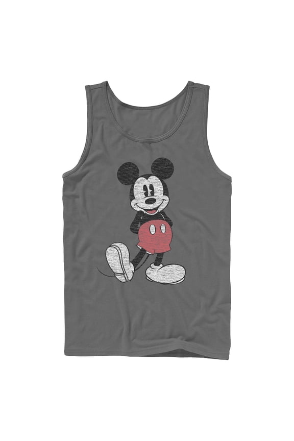 Mens Mickey & Friends Distressed Icon Pose Tank Top