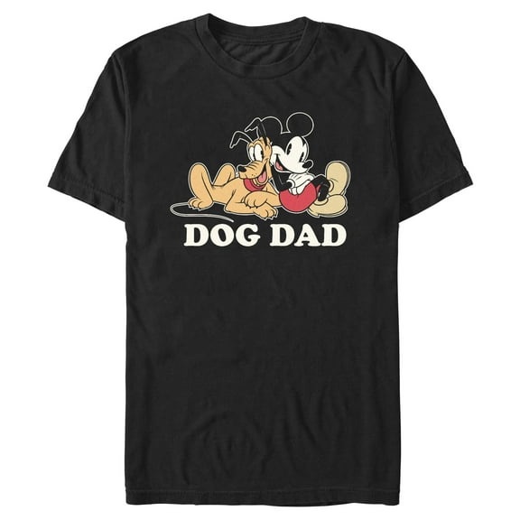 Mens Mickey & Friends Dog Dad Pluto T Shirt