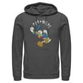 thumbnail image 1 of Mens Mickey & Friends Donald Duck Angry Jump Lightweight Hoodie, 1 of 4