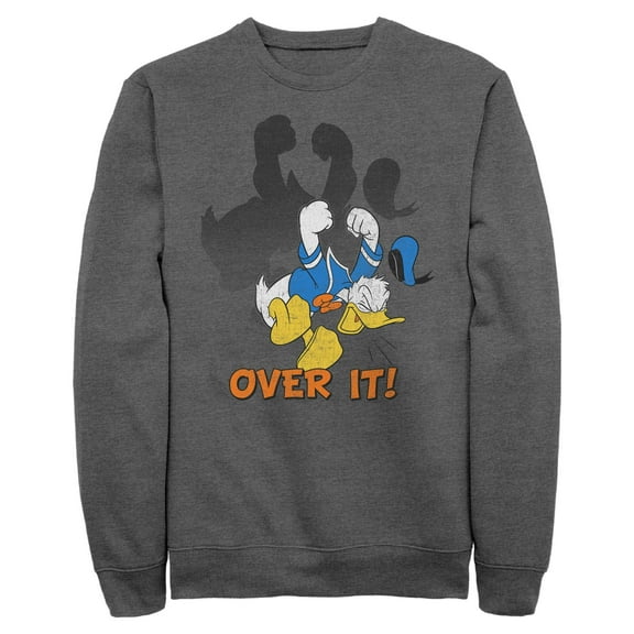 Mens Mickey & Friends Donald Duck Over It Sweatshirt