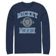 thumbnail image 1 of Mens Mickey & Friends Duo College Badge Long Sleeve Shirt, 1 of 4