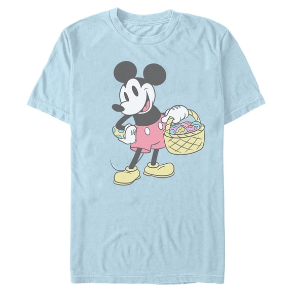 Mens Mickey & Friends Easter Basket Mickey T Shirt