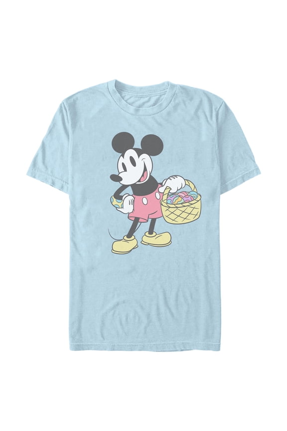 Mens Mickey & Friends Easter Basket Mickey T Shirt
