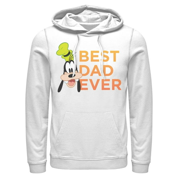 Mens Mickey & Friends Father's Day Best Goofy Dad Ever Lightweight Hoodie