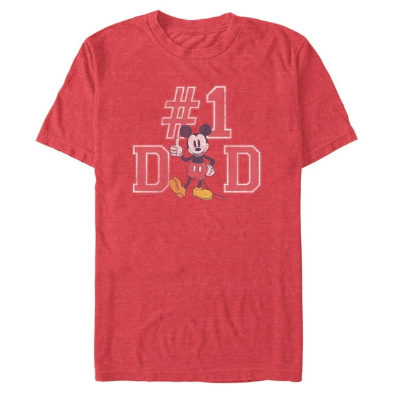 Mens Mickey & Friends Father's Day Mousey #1 Dad T Shirt