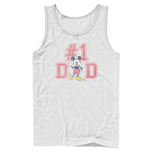 Mens Mickey & Friends Father's Day Mousey #1 Dad Tank Top