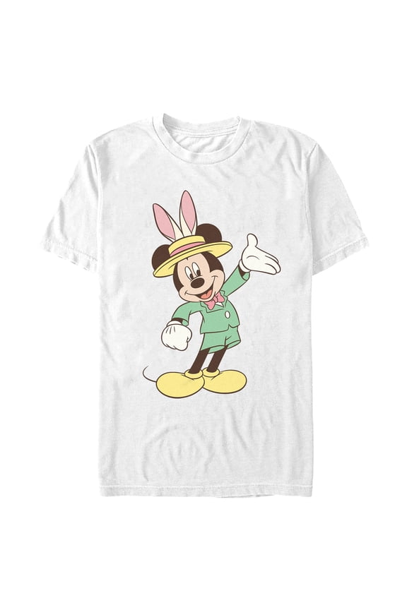 Mens Mickey & Friends Happy Easter Happy Suit T Shirt