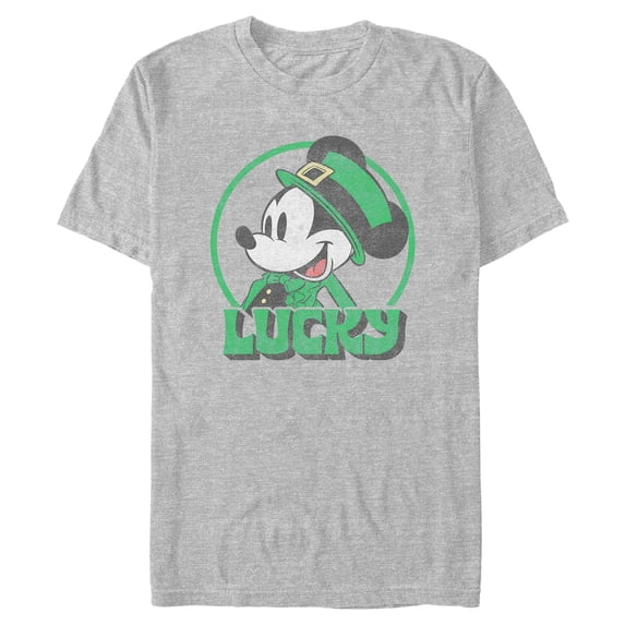 Mens Mickey & Friends Happy Lucky T Shirt