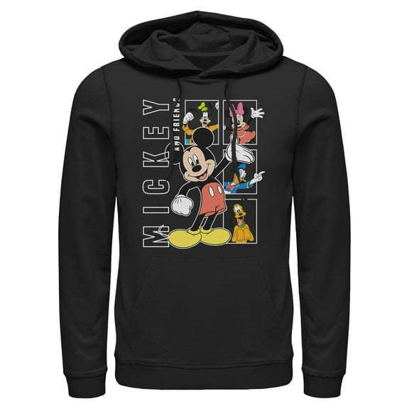 Mens Mickey & Friends Happy Pals Lightweight Hoodie