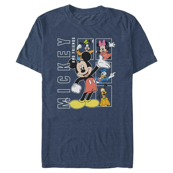 Mens Mickey & Friends Happy Pals T Shirt