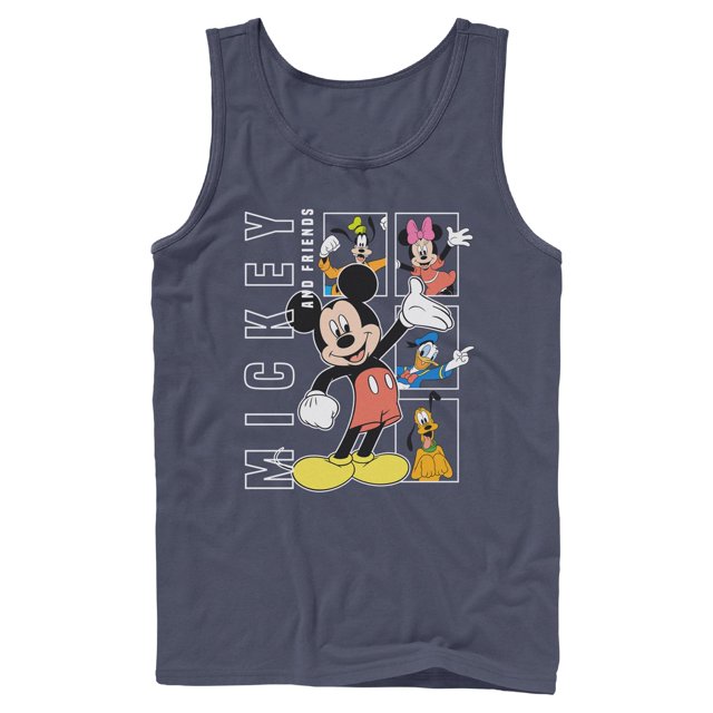 Mens Mickey & Friends Happy Pals Tank Top