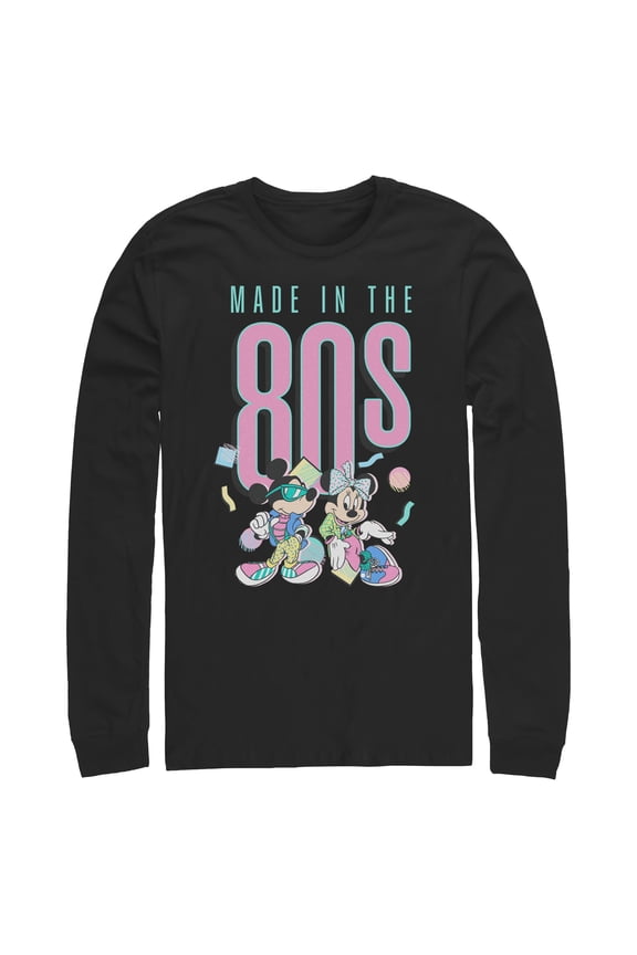Mens Mickey & Friends Made in the 80s Long Sleeve Shirt