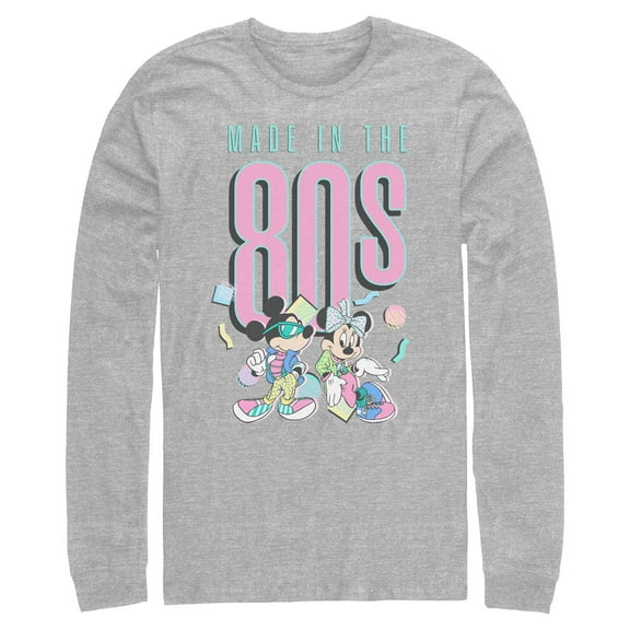 Mens Mickey & Friends Made in the 80s Long Sleeve Shirt