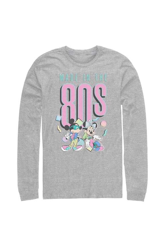 Mens Mickey & Friends Made in the 80s Long Sleeve Shirt