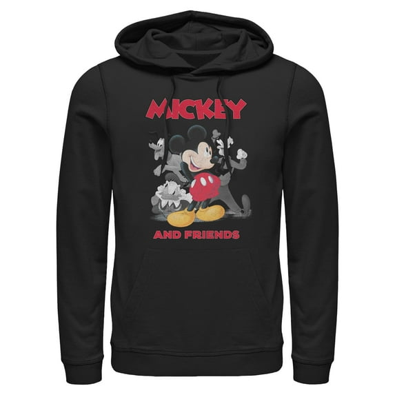 Mens Mickey & Friends Original Pals Lightweight Hoodie