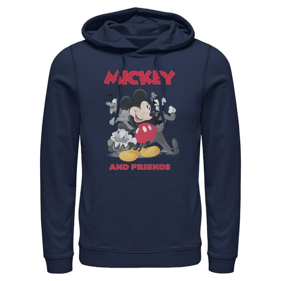 Mens Mickey & Friends Original Pals Lightweight Hoodie