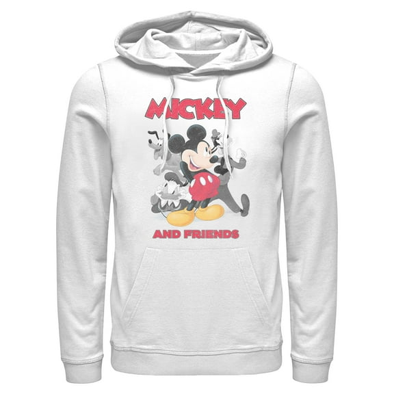 Mens Mickey & Friends Original Pals Lightweight Hoodie