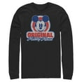 thumbnail image 1 of Mens Mickey & Friends Original Retro Logo Long Sleeve Shirt, 1 of 4