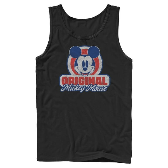 Mens Mickey & Friends Original Retro Logo Tank Top