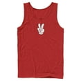 thumbnail image 1 of Mens Mickey & Friends Peace Sign Gloves Tank Top, 1 of 4