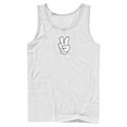 thumbnail image 1 of Mens Mickey & Friends Peace Sign Gloves Tank Top, 1 of 4
