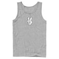 thumbnail image 1 of Mens Mickey & Friends Peace Sign Gloves Tank Top, 1 of 5