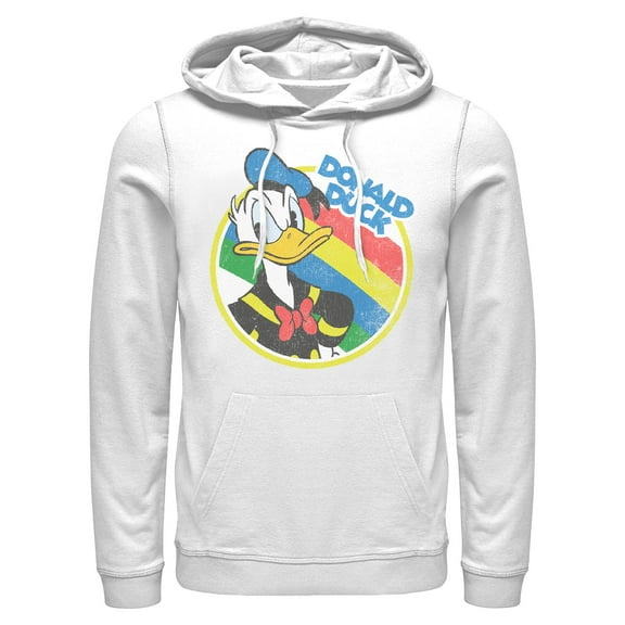 Mens Mickey & Friends Serious Donald Duck Lightweight Hoodie