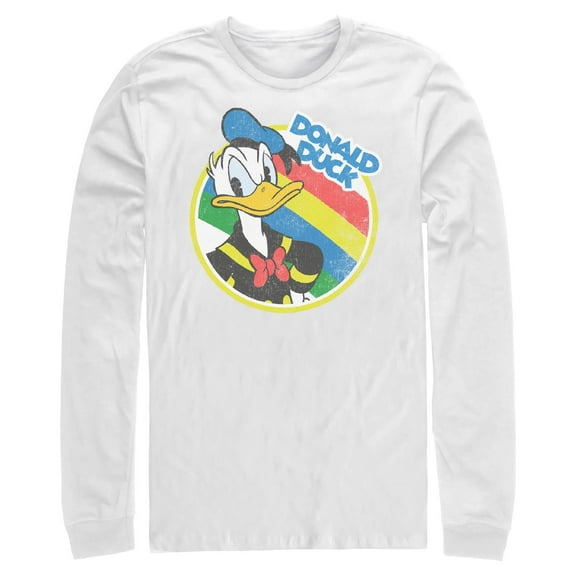 Mens Mickey & Friends Serious Donald Duck Long Sleeve Shirt