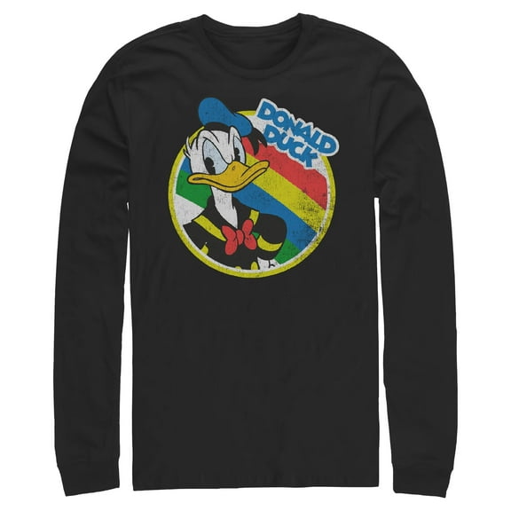 Mens Mickey & Friends Serious Donald Duck Long Sleeve Shirt