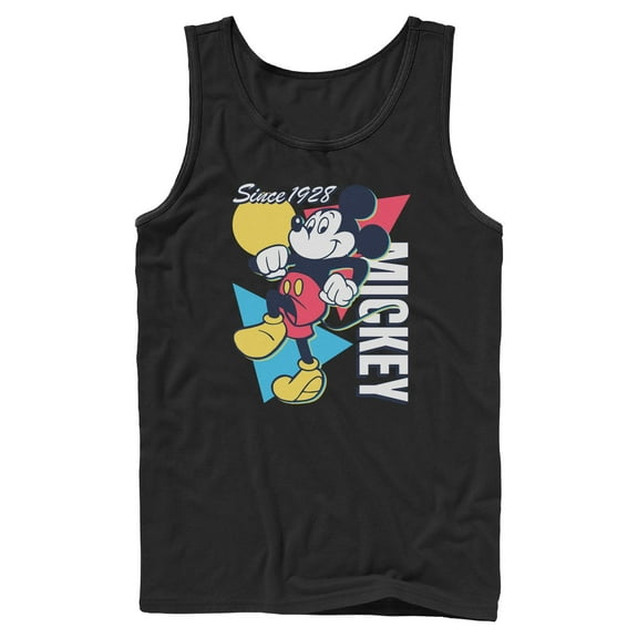 Mens Mickey & Friends Since 1918 Retro Tank Top